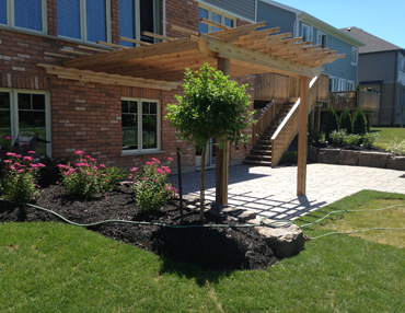 wood in the landscape by terrascape landscape construction